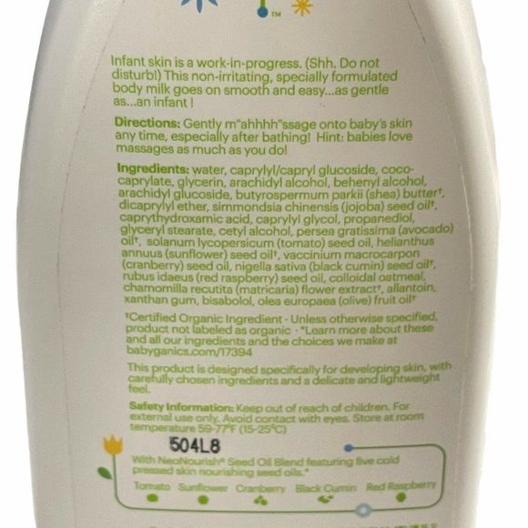 Babyganics Bath Skin Hair Babyganics Infant Soft Light